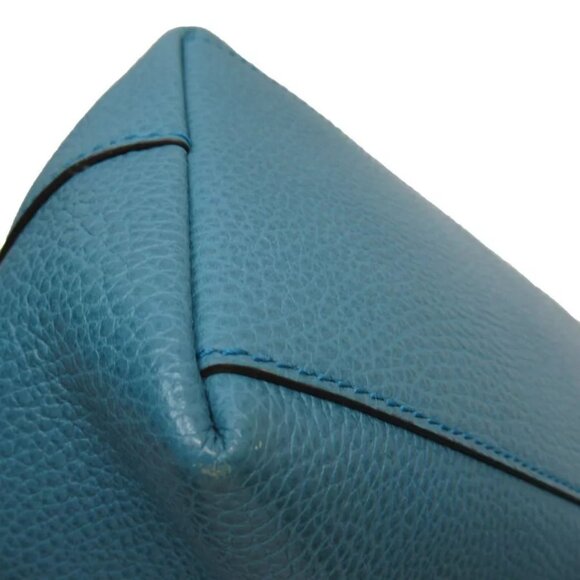 Auth GUCCI Interlocking G Handbag Shoulder Bag green leather - Picture 10 of 16